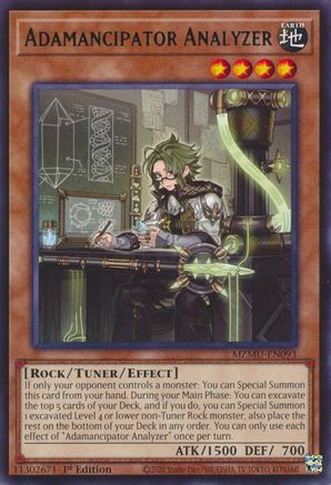 Adamancipator Analyzer (MZMU-EN093) - Maze of Muertos 1st Edition Maze of Muertos Yugioh Single  Squirtle Squad Card Shop.