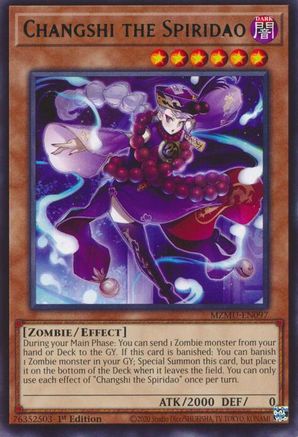 Changshi the Spiridao (MZMU-EN097) - Maze of Muertos 1st Edition Maze of Muertos Yugioh Single  Squirtle Squad Card Shop.