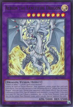Albion the Sanctifire Dragon (MZMU-EN101) - Maze of Muertos 1st Edition Maze of Muertos Yugioh Single  Squirtle Squad Card Shop.