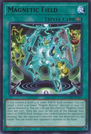 Magnetic Field (MZMU-EN111) - Maze of Muertos 1st Edition Maze of Muertos Yugioh Single  Squirtle Squad Card Shop.