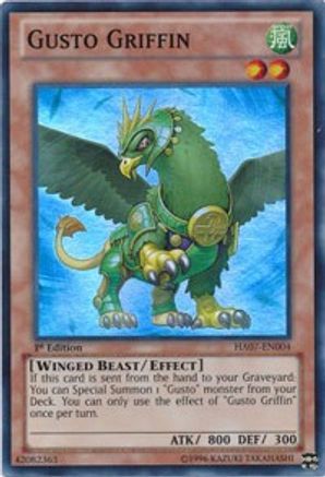 Gusto Griffin (HA07-EN004) - Hidden Arsenal 7: Knight of Stars Unlimited Hidden Arsenal 7: Knight of Stars Yugioh Single  Squirtle Squad Card Shop.