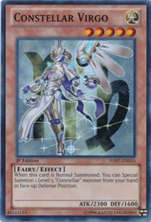 Constellar Virgo (HA07-EN010) - Hidden Arsenal 7: Knight of Stars 1st Edition Hidden Arsenal 7: Knight of Stars Yugioh Single  Squirtle Squad Card Shop.