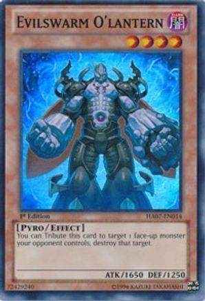 Evilswarm O'lantern (HA07-EN014) - Hidden Arsenal 7: Knight of Stars 1st Edition Hidden Arsenal 7: Knight of Stars Yugioh Single  Squirtle Squad Card Shop.