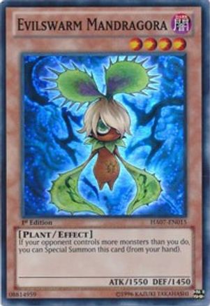 Evilswarm Mandragora (HA07-EN015) - Hidden Arsenal 7: Knight of Stars Unlimited Hidden Arsenal 7: Knight of Stars Yugioh Single  Squirtle Squad Card Shop.