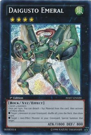 Daigusto Emeral (HA07-EN020) - Hidden Arsenal 7: Knight of Stars Unlimited Hidden Arsenal 7: Knight of Stars Yugioh Single  Squirtle Squad Card Shop.
