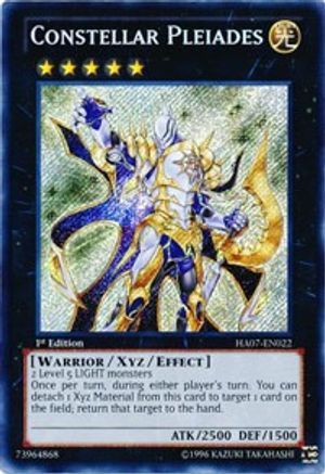 Constellar Pleiades (HA07-EN022) - Hidden Arsenal 7: Knight of Stars Unlimited Hidden Arsenal 7: Knight of Stars Yugioh Single  Squirtle Squad Card Shop.