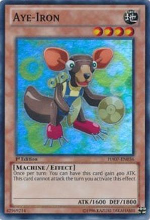 Aye-Iron (HA07-EN036) - Hidden Arsenal 7: Knight of Stars 1st Edition Hidden Arsenal 7: Knight of Stars Yugioh Single  Squirtle Squad Card Shop.