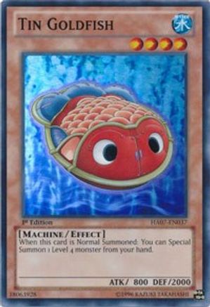 Tin Goldfish (HA07-EN037) - Hidden Arsenal 7: Knight of Stars 1st Edition Hidden Arsenal 7: Knight of Stars Yugioh Single  Squirtle Squad Card Shop.