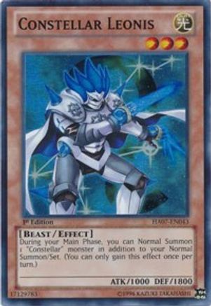 Constellar Leonis (HA07-EN043) - Hidden Arsenal 7: Knight of Stars Unlimited Hidden Arsenal 7: Knight of Stars Yugioh Single  Squirtle Squad Card Shop.