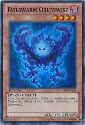 Evilswarm Obliviwisp (HA07-EN049) - Hidden Arsenal 7: Knight of Stars 1st Edition Hidden Arsenal 7: Knight of Stars Yugioh Single  Squirtle Squad Card Shop.