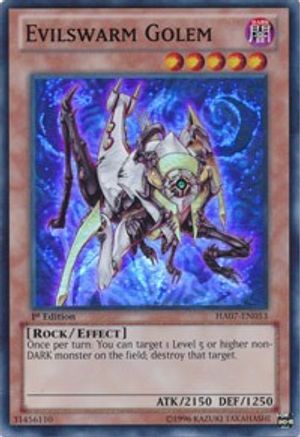 Evilswarm Golem (HA07-EN053) - Hidden Arsenal 7: Knight of Stars 1st Edition Hidden Arsenal 7: Knight of Stars Yugioh Single  Squirtle Squad Card Shop.