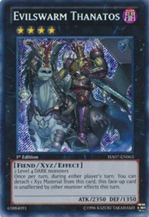 Evilswarm Thanatos (HA07-EN063) - Hidden Arsenal 7: Knight of Stars 1st Edition Hidden Arsenal 7: Knight of Stars Yugioh Single  Squirtle Squad Card Shop.