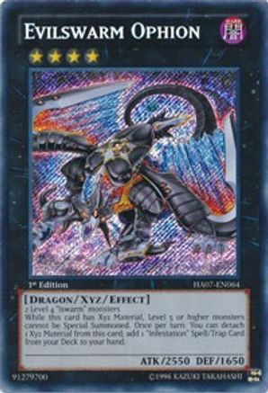 Evilswarm Ophion (HA07-EN064) - Hidden Arsenal 7: Knight of Stars Unlimited Hidden Arsenal 7: Knight of Stars Yugioh Single  Squirtle Squad Card Shop.
