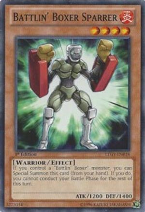 Battlin' Boxer Sparrer (LTGY-EN018) - Lord of the Tachyon Galaxy Unlimited Lord of the Tachyon Galaxy Yugioh Single  Squirtle Squad Card Shop.