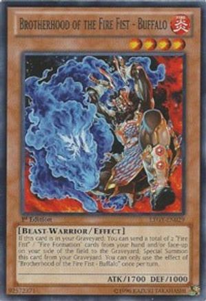 Brotherhood of the Fire Fist - Buffalo (LTGY-EN029) - Lord of the Tachyon Galaxy Unlimited Lord of the Tachyon Galaxy Yugioh Single  Squirtle Squad Card Shop.