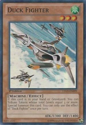 Duck Fighter (LTGY-EN099) - Lord of the Tachyon Galaxy Unlimited Lord of the Tachyon Galaxy Yugioh Single  Squirtle Squad Card Shop.