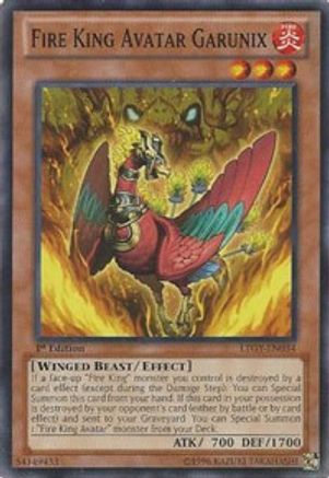 Fire King Avatar Garunix (LTGY-EN034) - Lord of the Tachyon Galaxy 1st Edition Lord of the Tachyon Galaxy Yugioh Single  Squirtle Squad Card Shop.
