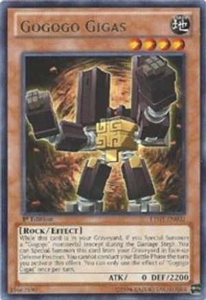 Gogogo Gigas (LTGY-EN002) - Lord of the Tachyon Galaxy 1st Edition Lord of the Tachyon Galaxy Yugioh Single  Squirtle Squad Card Shop.
