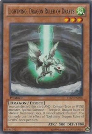 Lightning, Dragon Ruler of Drafts (LTGY-EN098) - Lord of the Tachyon Galaxy Unlimited Lord of the Tachyon Galaxy Yugioh Single  Squirtle Squad Card Shop.