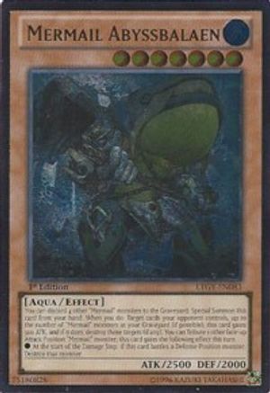 Mermail Abyssbalaen (UTR) (LTGY-EN083) - Lord of the Tachyon Galaxy 1st Edition Lord of the Tachyon Galaxy Yugioh Single  Squirtle Squad Card Shop.