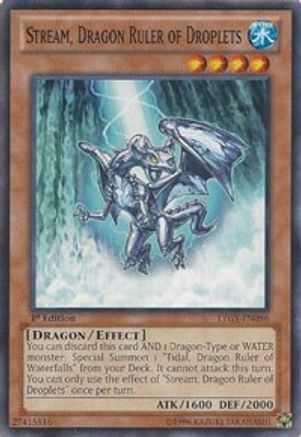 Stream, Dragon Ruler of Droplets (LTGY-EN096) - Lord of the Tachyon Galaxy Unlimited Lord of the Tachyon Galaxy Yugioh Single  Squirtle Squad Card Shop.