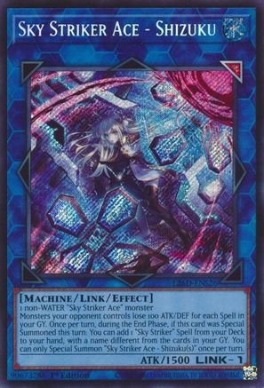 Sky Striker Ace - Shizuku (Alternate Art) (Secret Rare) (L26D-ENS26) - Legendary Modern Decks 2026 1st Edition Legendary Modern Decks 2026 Yugioh Single  Squirtle Squad Card Shop.
