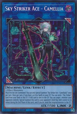 Sky Striker Ace - Camellia (Secret Rare) (L26D-ENS31) - Legendary Modern Decks 2026 1st Edition Legendary Modern Decks 2026 Yugioh Single  Squirtle Squad Card Shop.