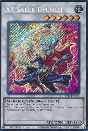 XX-Saber Hyunlei (Secret Rare) (L26D-ENX35) - Legendary Modern Decks 2026 1st Edition Legendary Modern Decks 2026 Yugioh Single  Squirtle Squad Card Shop.