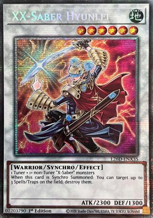 XX-Saber Hyunlei (Starlight Rare) (L26D-ENX35) - Legendary Modern Decks 2026 1st Edition Legendary Modern Decks 2026 Yugioh Single  Squirtle Squad Card Shop.