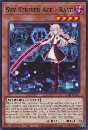 Sky Striker Ace - Raye (L26D-ENS01) - Legendary Modern Decks 2026 1st Edition Legendary Modern Decks 2026 Yugioh Single  Squirtle Squad Card Shop.