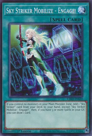 Sky Striker Mobilize - Engage! (L26D-ENS10) - Legendary Modern Decks 2026 1st Edition Legendary Modern Decks 2026 Yugioh Single  Squirtle Squad Card Shop.