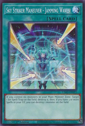 Sky Striker Maneuver - Jamming Waves! (L26D-ENS12) - Legendary Modern Decks 2026 1st Edition Legendary Modern Decks 2026 Yugioh Single  Squirtle Squad Card Shop.
