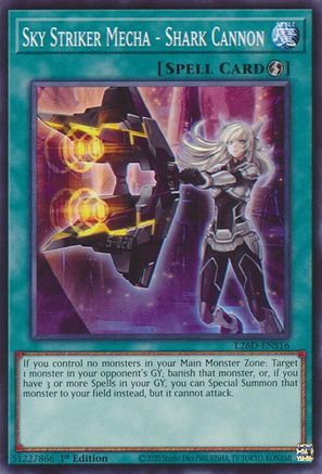 Sky Striker Mecha - Shark Cannon (L26D-ENS16) - Legendary Modern Decks 2026 1st Edition Legendary Modern Decks 2026 Yugioh Single  Squirtle Squad Card Shop.