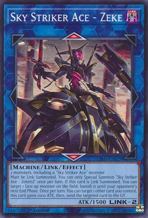 Sky Striker Ace - Zeke (L26D-ENS29) - Legendary Modern Decks 2026 1st Edition Legendary Modern Decks 2026 Yugioh Single  Squirtle Squad Card Shop.