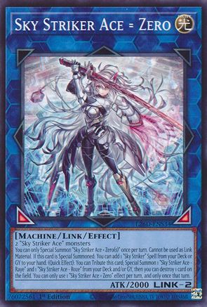 Sky Striker Ace = Zero (L26D-ENS34) - Legendary Modern Decks 2026 1st Edition Legendary Modern Decks 2026 Yugioh Single  Squirtle Squad Card Shop.