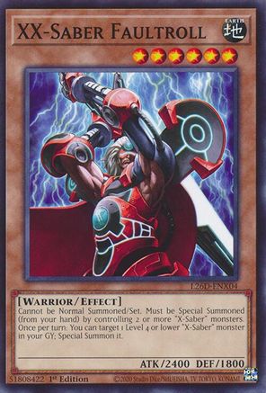 XX-Saber Faultroll (L26D-ENX04) - Legendary Modern Decks 2026 1st Edition Legendary Modern Decks 2026 Yugioh Single  Squirtle Squad Card Shop.