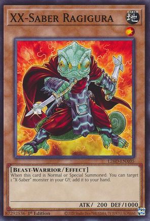 XX-Saber Ragigura (L26D-ENX05) - Legendary Modern Decks 2026 1st Edition Legendary Modern Decks 2026 Yugioh Single  Squirtle Squad Card Shop.