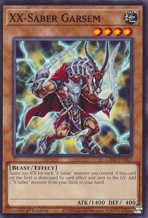 XX-Saber Garsem (L26D-ENX07) - Legendary Modern Decks 2026 1st Edition Legendary Modern Decks 2026 Yugioh Single  Squirtle Squad Card Shop.