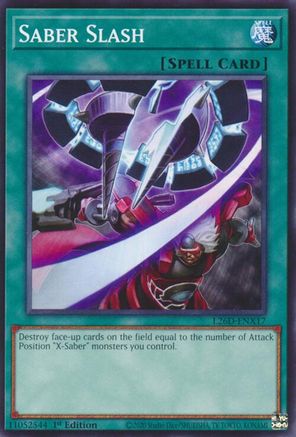 Saber Slash (L26D-ENX17) - Legendary Modern Decks 2026 1st Edition Legendary Modern Decks 2026 Yugioh Single  Squirtle Squad Card Shop.