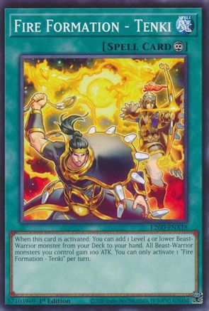 Fire Formation - Tenki (L26D-ENX18) - Legendary Modern Decks 2026 1st Edition Legendary Modern Decks 2026 Yugioh Single  Squirtle Squad Card Shop.