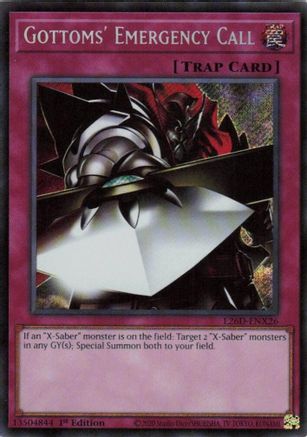 Gottoms' Emergency Call (Secret Rare) (L26D-ENX26) - Legendary Modern Decks 2026 1st Edition Legendary Modern Decks 2026 Yugioh Single  Squirtle Squad Card Shop.