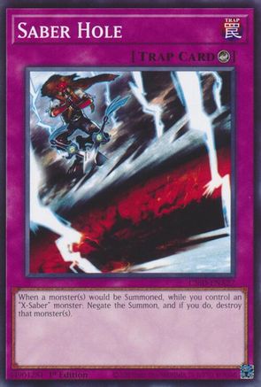 Saber Hole (L26D-ENX27) - Legendary Modern Decks 2026 1st Edition Legendary Modern Decks 2026 Yugioh Single  Squirtle Squad Card Shop.