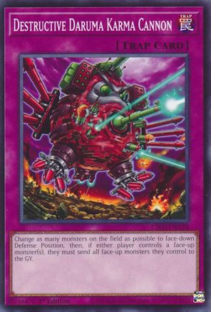 Destructive Daruma Karma Cannon (L26D-ENX28) - Legendary Modern Decks 2026 1st Edition Legendary Modern Decks 2026 Yugioh Single  Squirtle Squad Card Shop.