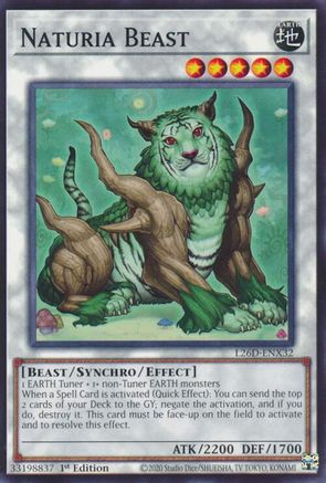 Naturia Beast (L26D-ENX32) - Legendary Modern Decks 2026 1st Edition Legendary Modern Decks 2026 Yugioh Single  Squirtle Squad Card Shop.