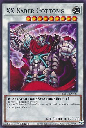 XX-Saber Gottoms (L26D-ENX34) - Legendary Modern Decks 2026 1st Edition Legendary Modern Decks 2026 Yugioh Single  Squirtle Squad Card Shop.