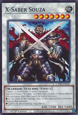 X-Saber Souza (L26D-ENX37) - Legendary Modern Decks 2026 1st Edition Legendary Modern Decks 2026 Yugioh Single  Squirtle Squad Card Shop.