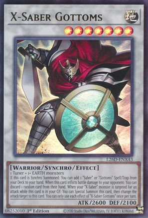 X-Saber Gottoms (L26D-ENX43) - Legendary Modern Decks 2026 1st Edition Legendary Modern Decks 2026 Yugioh Single  Squirtle Squad Card Shop.