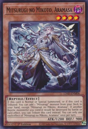Mitsurugi no Mikoto, Aramasa (L26D-ENM06) - Legendary Modern Decks 2026 1st Edition Legendary Modern Decks 2026 Yugioh Single  Squirtle Squad Card Shop.