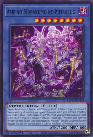 Ame no Murakumo no Mitsurugi (L26D-ENM08) - Legendary Modern Decks 2026 1st Edition Legendary Modern Decks 2026 Yugioh Single  Squirtle Squad Card Shop.