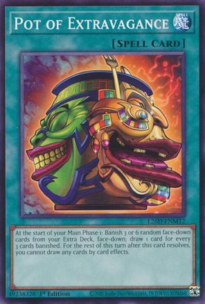 Pot of Extravagance (L26D-ENM12) - Legendary Modern Decks 2026 1st Edition Legendary Modern Decks 2026 Yugioh Single  Squirtle Squad Card Shop.